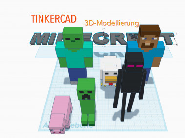 3D Modellierung Minecraft-Figuren - 1
