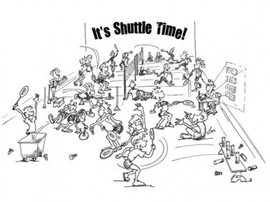 Kinderbadminton-Turnier Shuttle Time